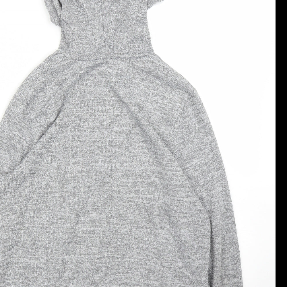 New Look Girls Grey   Pullover Hoodie Size 12 Years