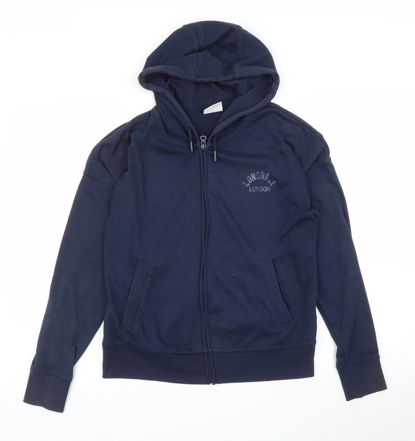Lonsdale Womens Blue   Full Zip Hoodie Size 10