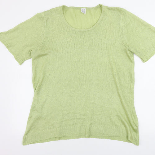Preworn  Womens Green   Pullover Jumper Size 20