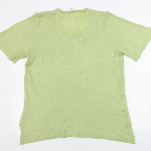 Preworn  Womens Green   Pullover Jumper Size 20
