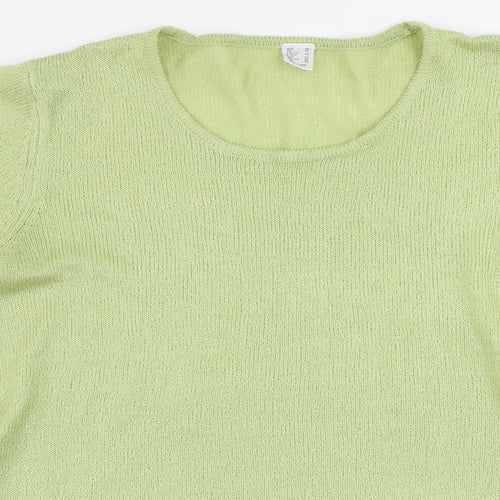 Preworn  Womens Green   Pullover Jumper Size 20