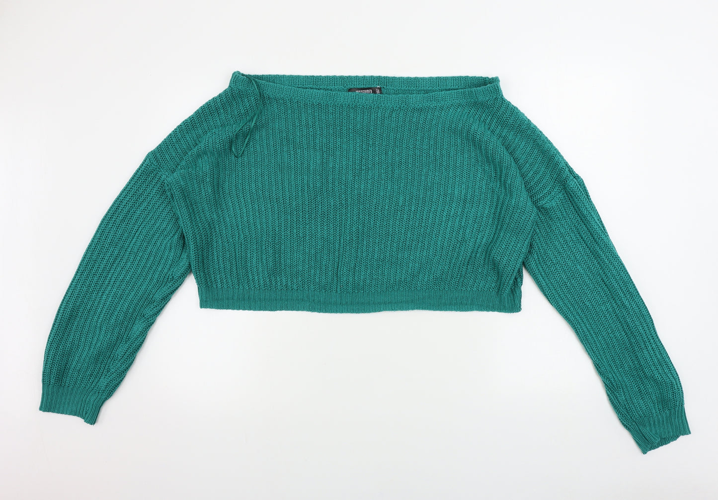 Missguided  Womens Green   Pullover Jumper Size M