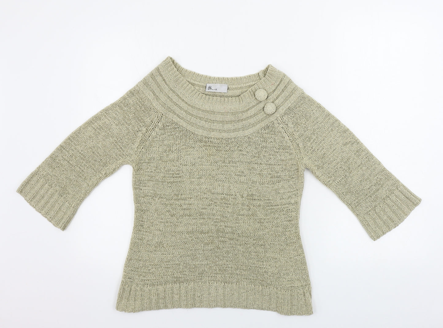 BHS  Womens Beige   Pullover Jumper Size 10