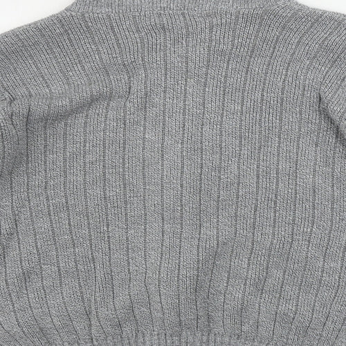 pab Mens Grey   Jacket Coatigan Size M
