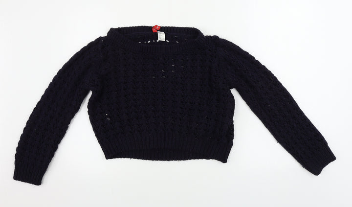 H&M  Womens Blue   Pullover Jumper Size 10
