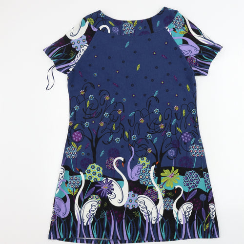 Joe Browns  Womens Blue Floral  A-Line  Size 14