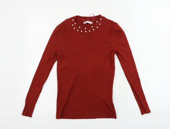 Candy Girls Brown Pullover Jumper Size 13 Years