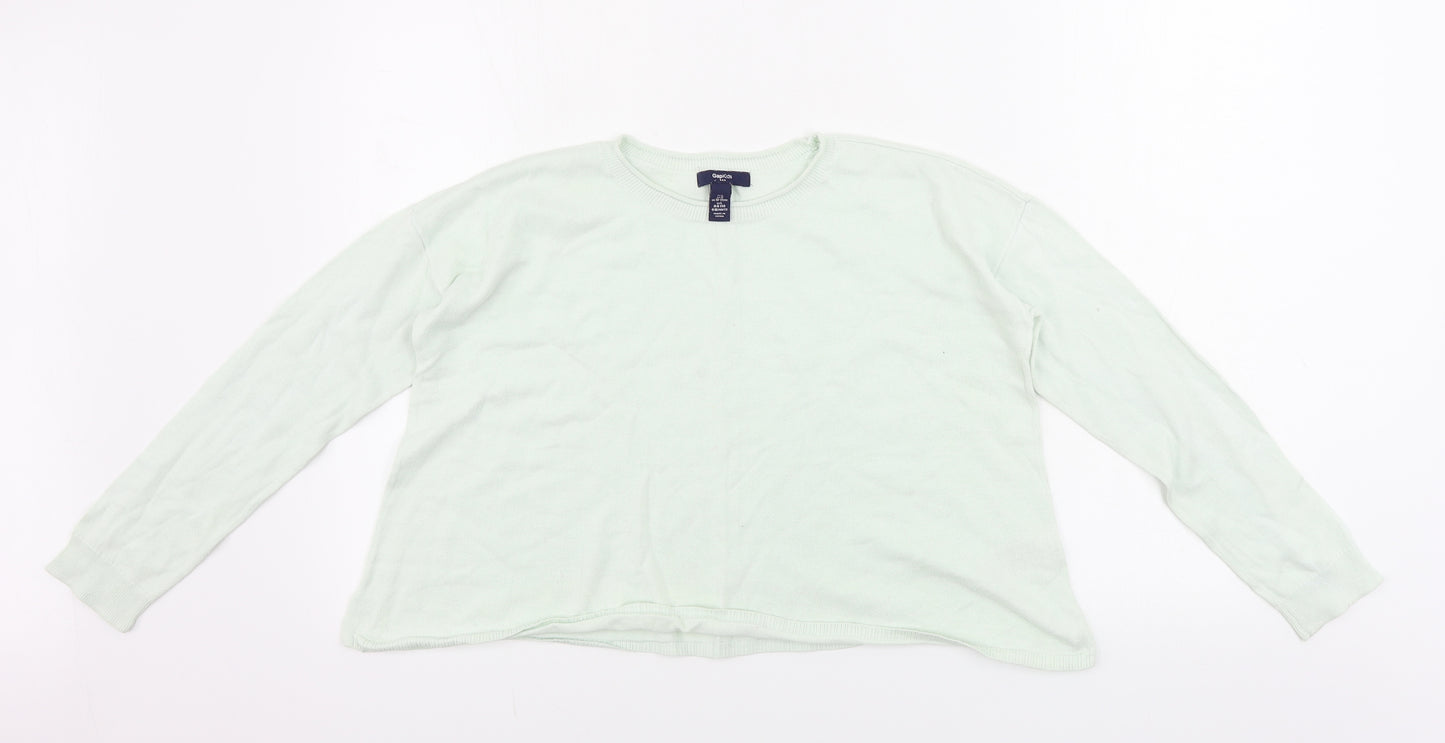 Gap  Girls Green   Pullover Jumper Size L