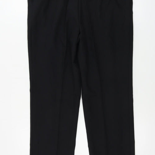 Marks and Spencer  Womens Black   Trousers  Size 12 L26 in