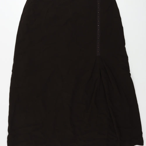 yashan Womens Brown   A-Line Skirt Size 36 in