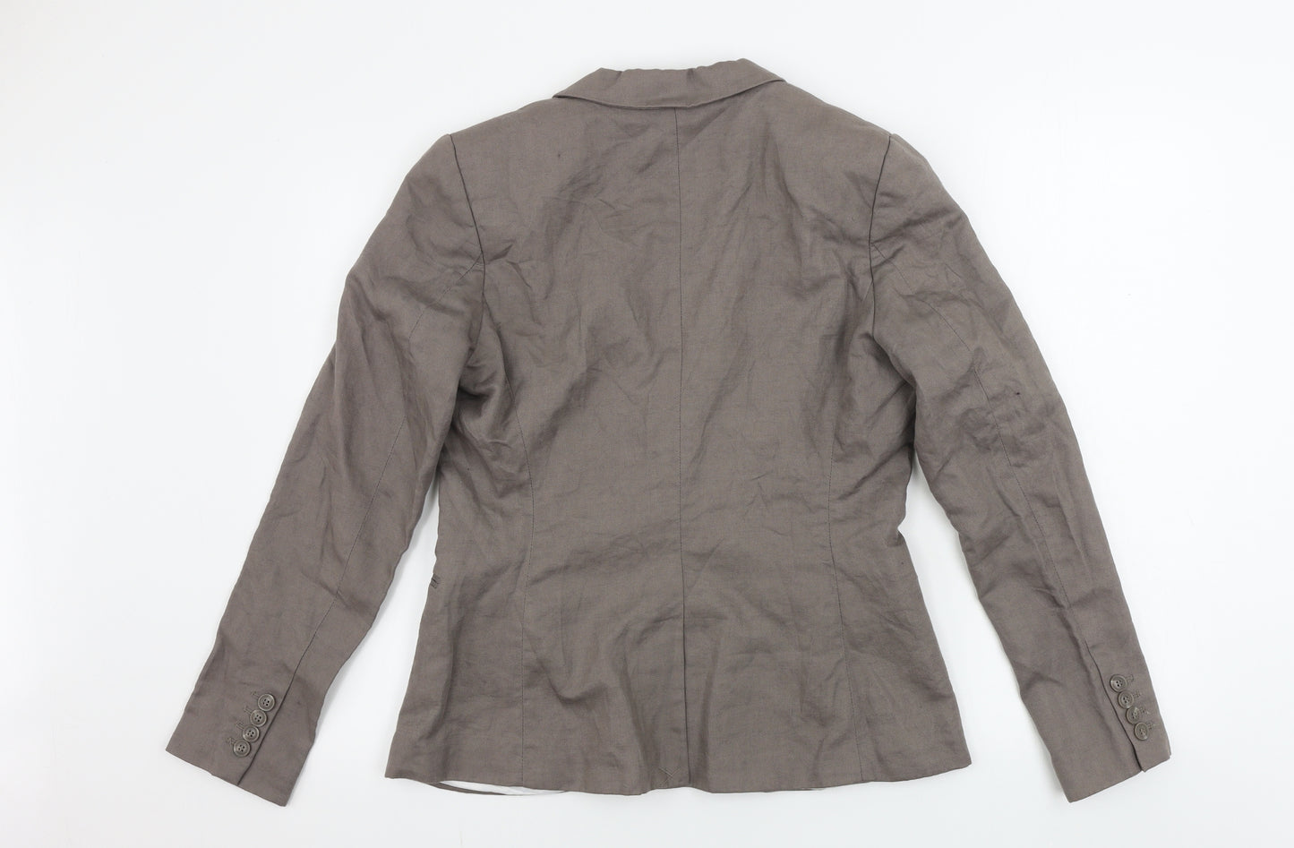 H&M  Womens Grey   Jacket Blazer Size 12