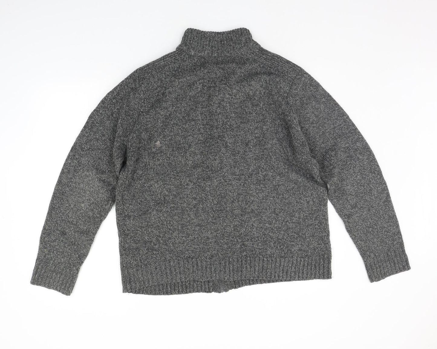 Marks and Spencer Mens Grey   Full Zip Jumper Size L