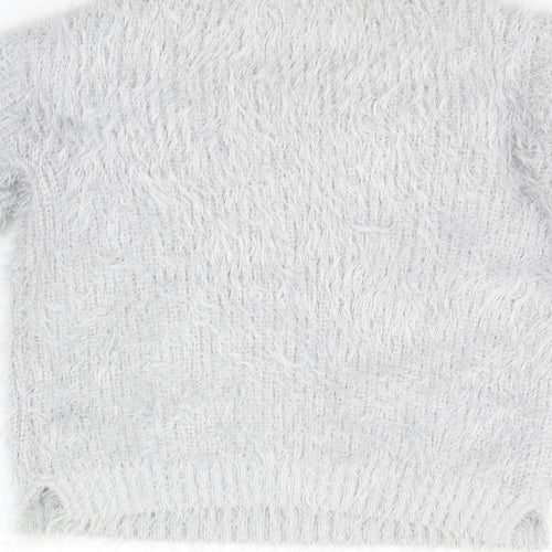 Divided Womens Grey   Pullover Jumper Size S