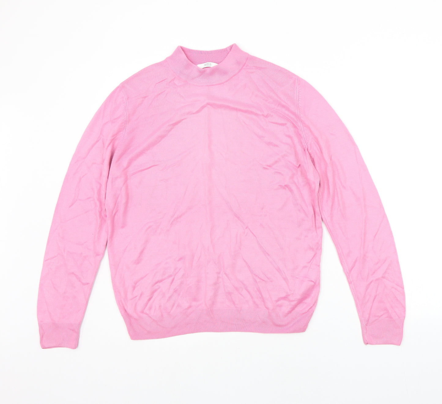 Marks and Spencer Womens Pink   Pullover Jumper Size 16