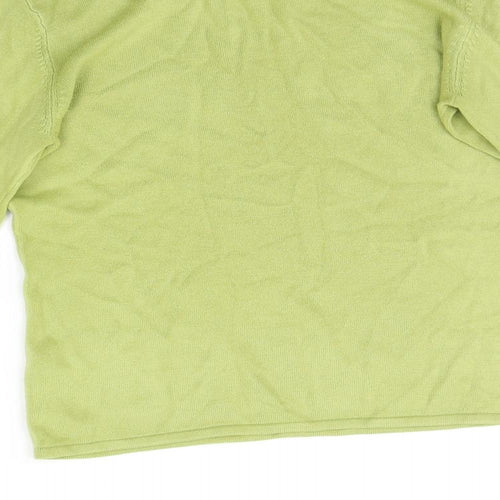 BM Womens Green   Pullover Jumper Size S