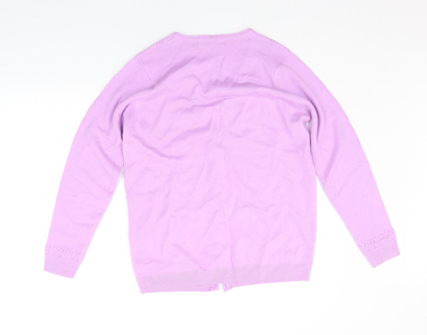 EWM Womens Purple   Cardigan Jumper Size S
