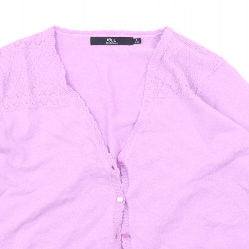 EWM Womens Purple   Cardigan Jumper Size S