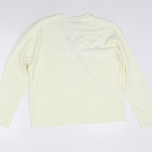 ORIGINALS Womens Yellow   Pullover Jumper Size 16
