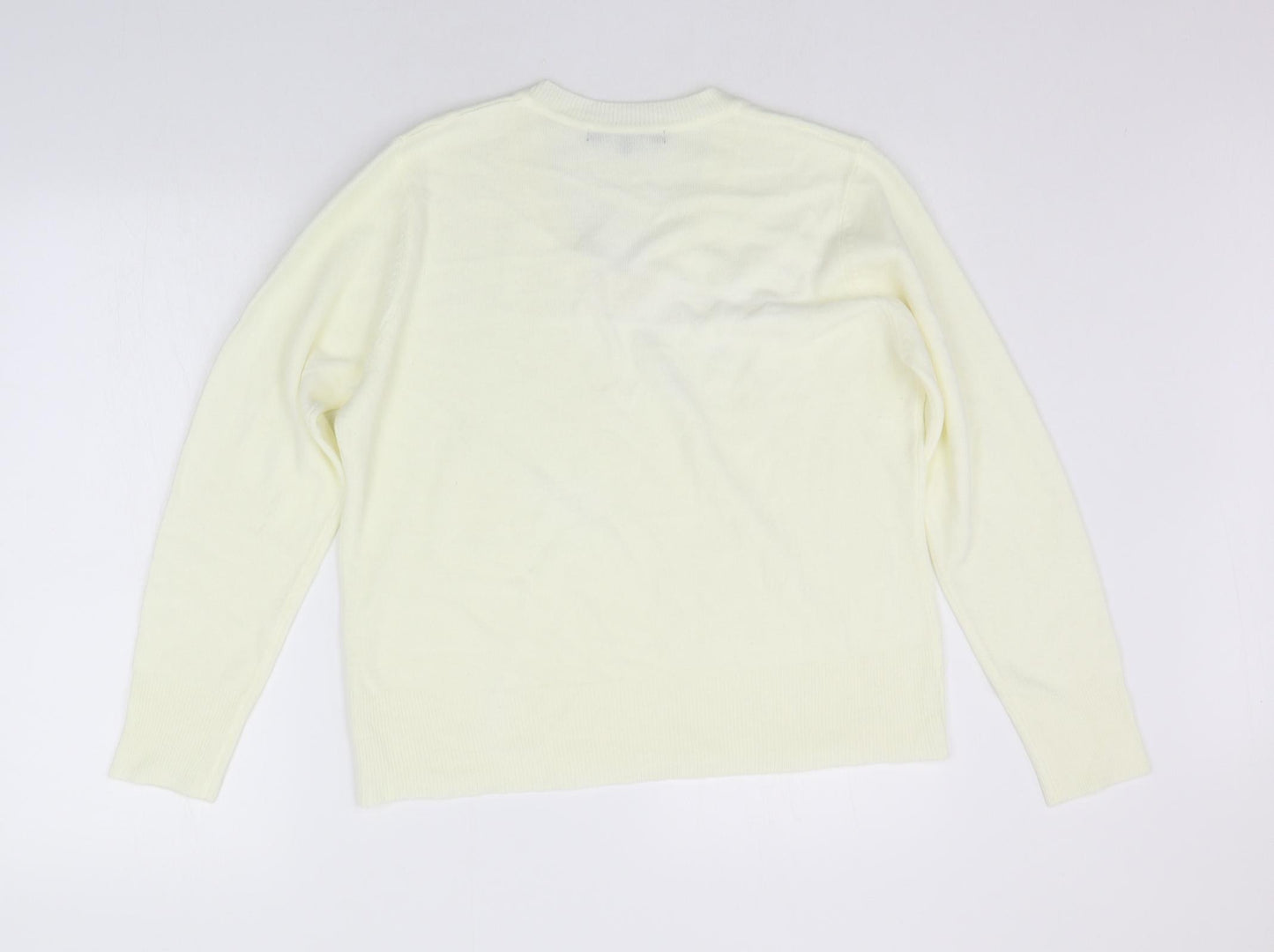 ORIGINALS Womens Yellow   Pullover Jumper Size 16