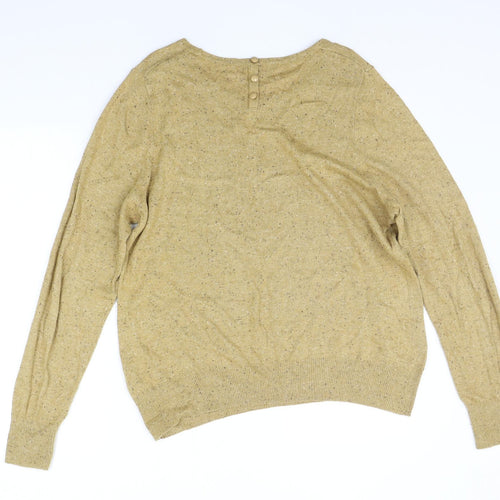 NEXT Womens Beige Houndstooth  Pullover Jumper Size 18