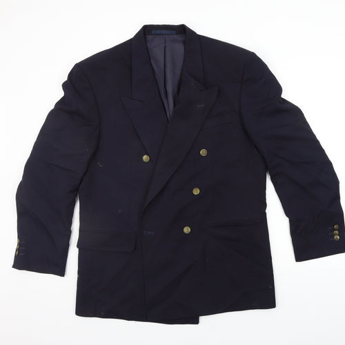 GREENWOODS Mens Blue   Jacket Suit Jacket Size L