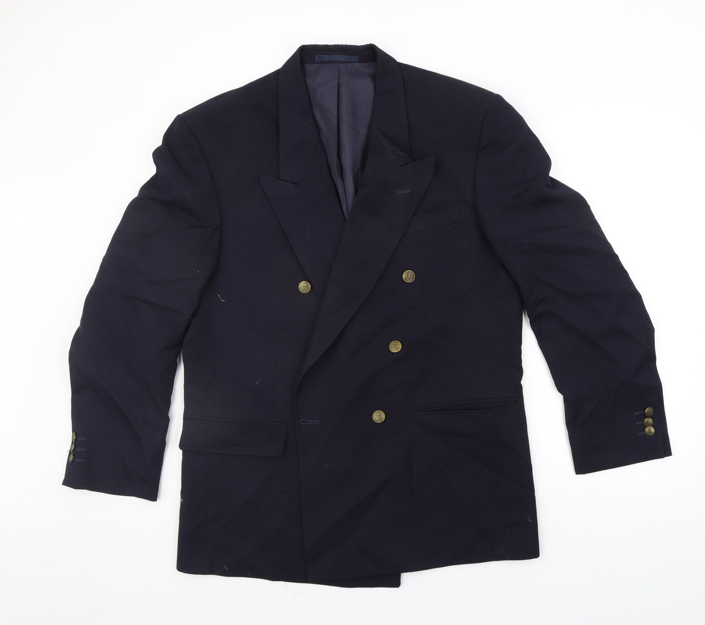 GREENWOODS Mens Blue   Jacket Suit Jacket Size L