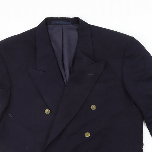 GREENWOODS Mens Blue   Jacket Suit Jacket Size L
