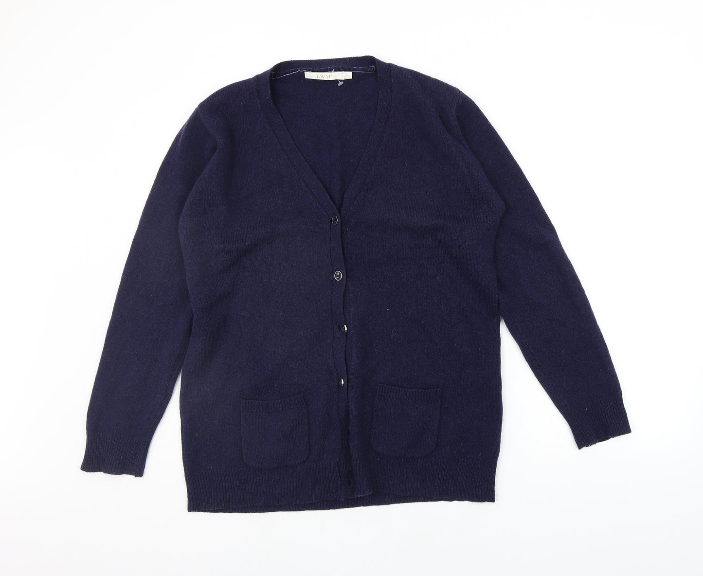 EWM Womens Blue   Cardigan Jumper Size L