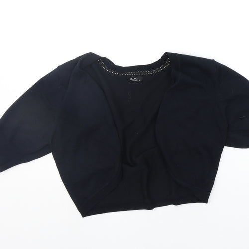 M&Co Womens Black   Cardigan Jumper Size M