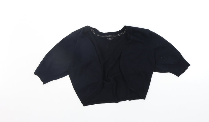 M&Co Womens Black Cardigan Jumper Size M