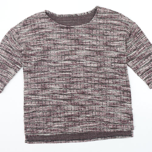 Nutmeg Womens Purple   Pullover Jumper Size 12