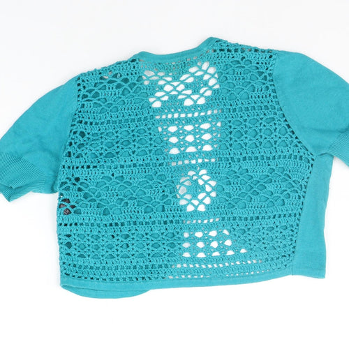 M&Co Womens Green   Cardigan Jumper Size S