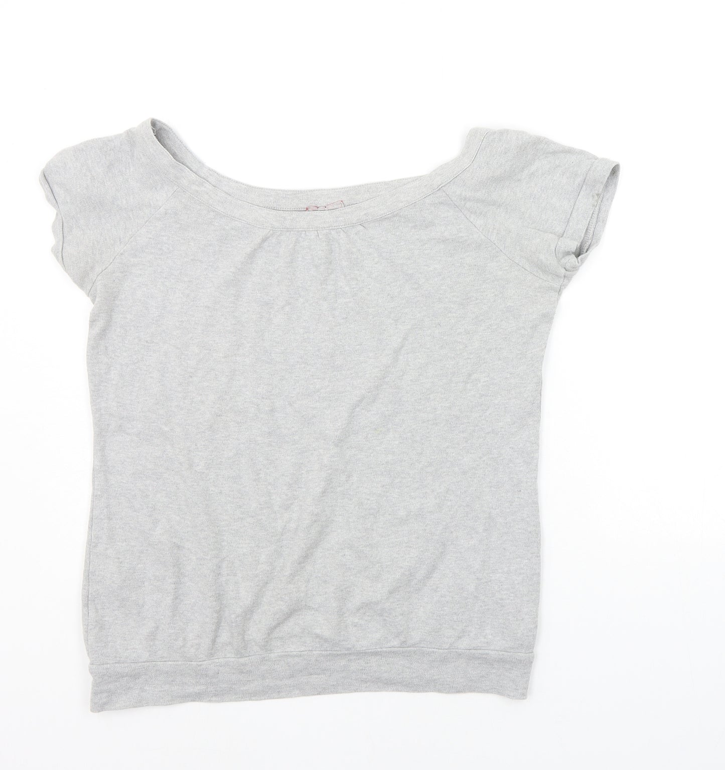 NEXT Womens Grey Houndstooth  Basic T-Shirt Size 10