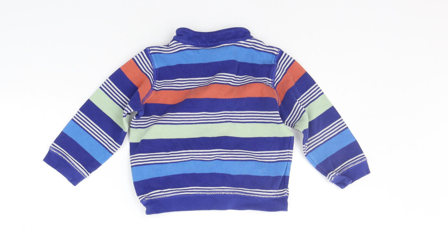 Gymboree Girls Blue Striped  Pullover Jumper Size 3 Years
