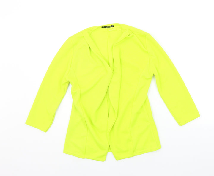 Quiz Womens Yellow Cardigan Jumper Size 8