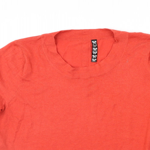 Arcadia Womens Orange   Pullover Jumper Size 18