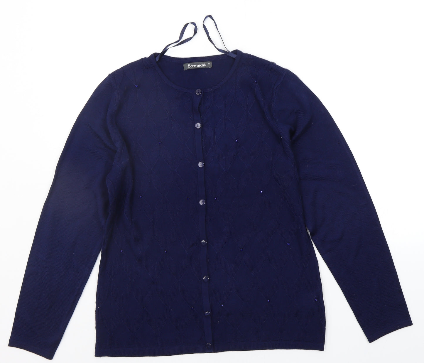 BONMARCHE Womens Blue   Cardigan Jumper Size S