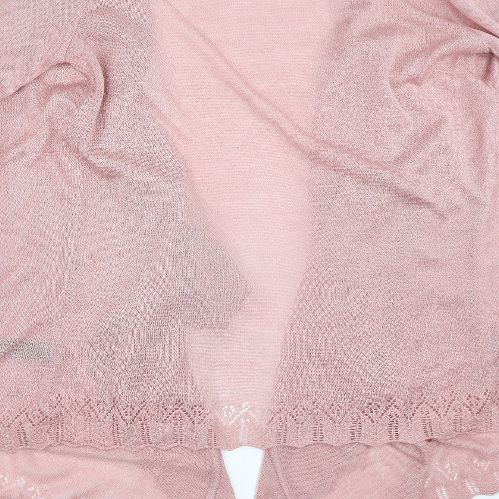 Debenhams Womens Pink   Cardigan Jumper Size 16