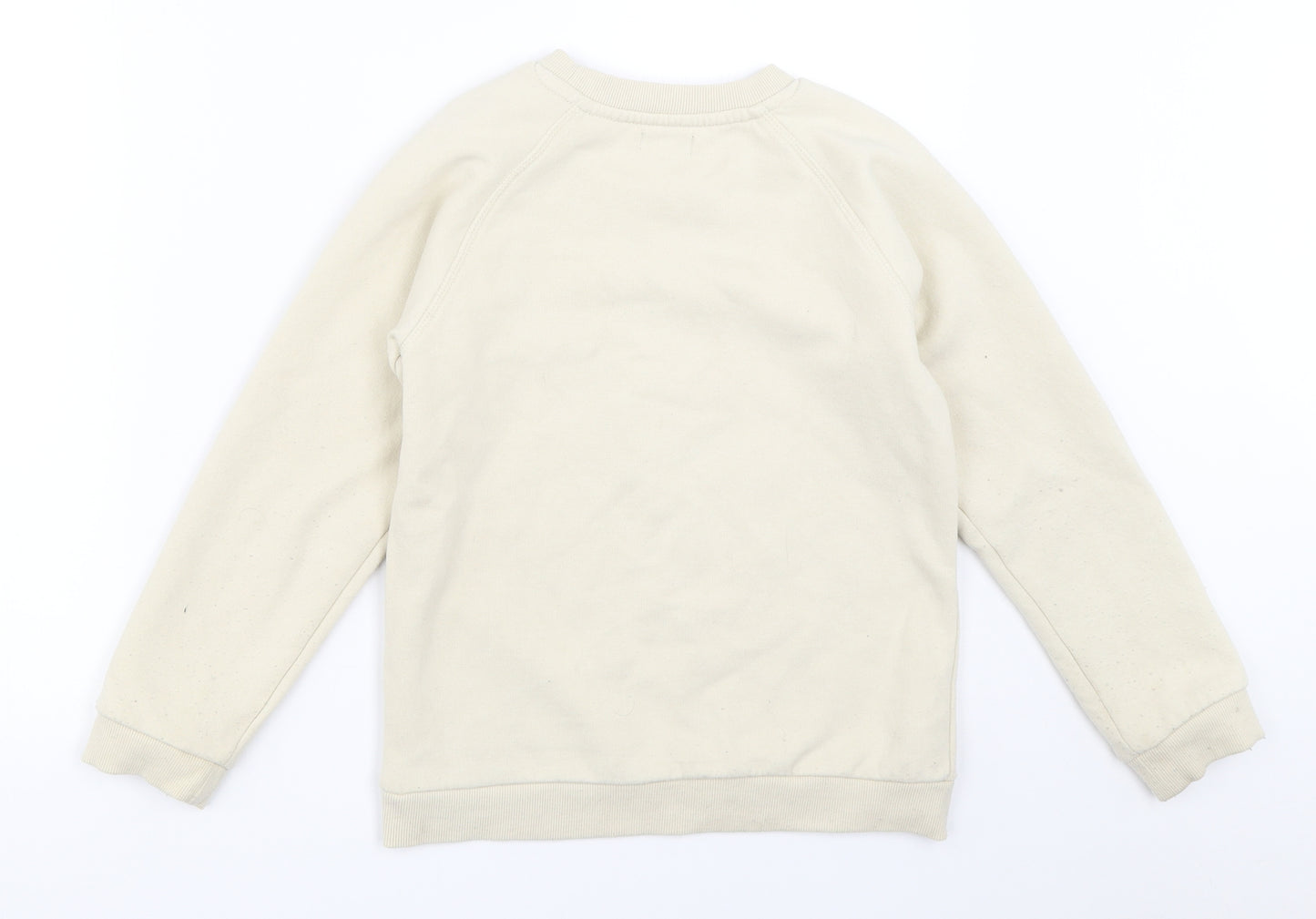 Picapino Girls Beige   Pullover Sweatshirt Size 8 Years