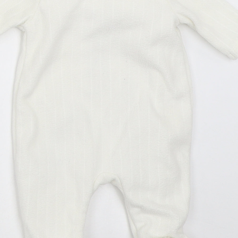 Nutmeg Baby White   Babygrow One-Piece Size Newborn  - Peter Rabbit