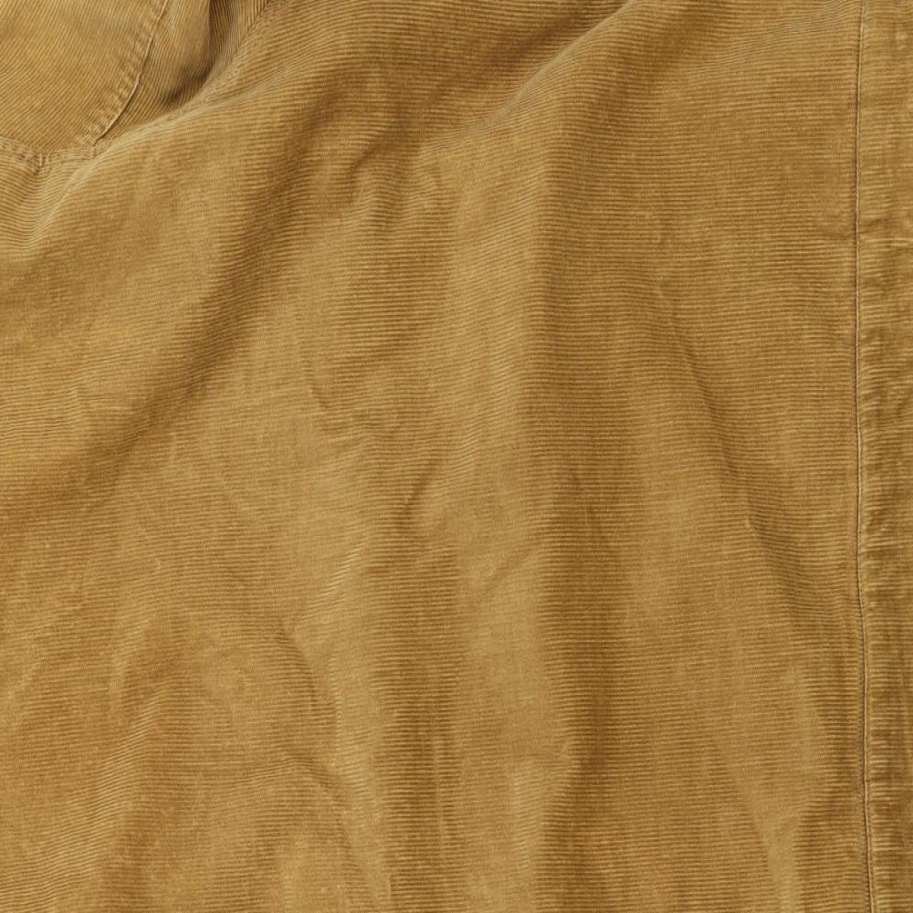 Easy Mens Beige  Corduroy Jacket Coat Size L