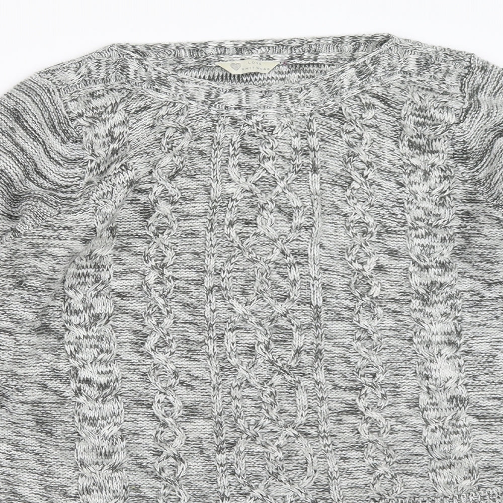 BHS Womens Grey   Pullover Jumper Size 16