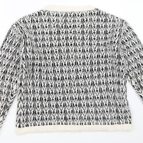 Select Womens White   Pullover Jumper Size 10
