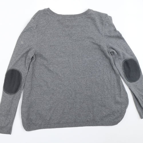 H&M Womens Grey   Pullover Jumper Size M