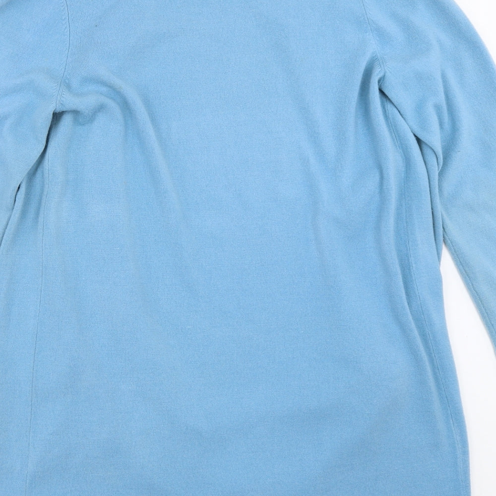 Bonmarché Womens Blue   Cardigan Jumper Size S