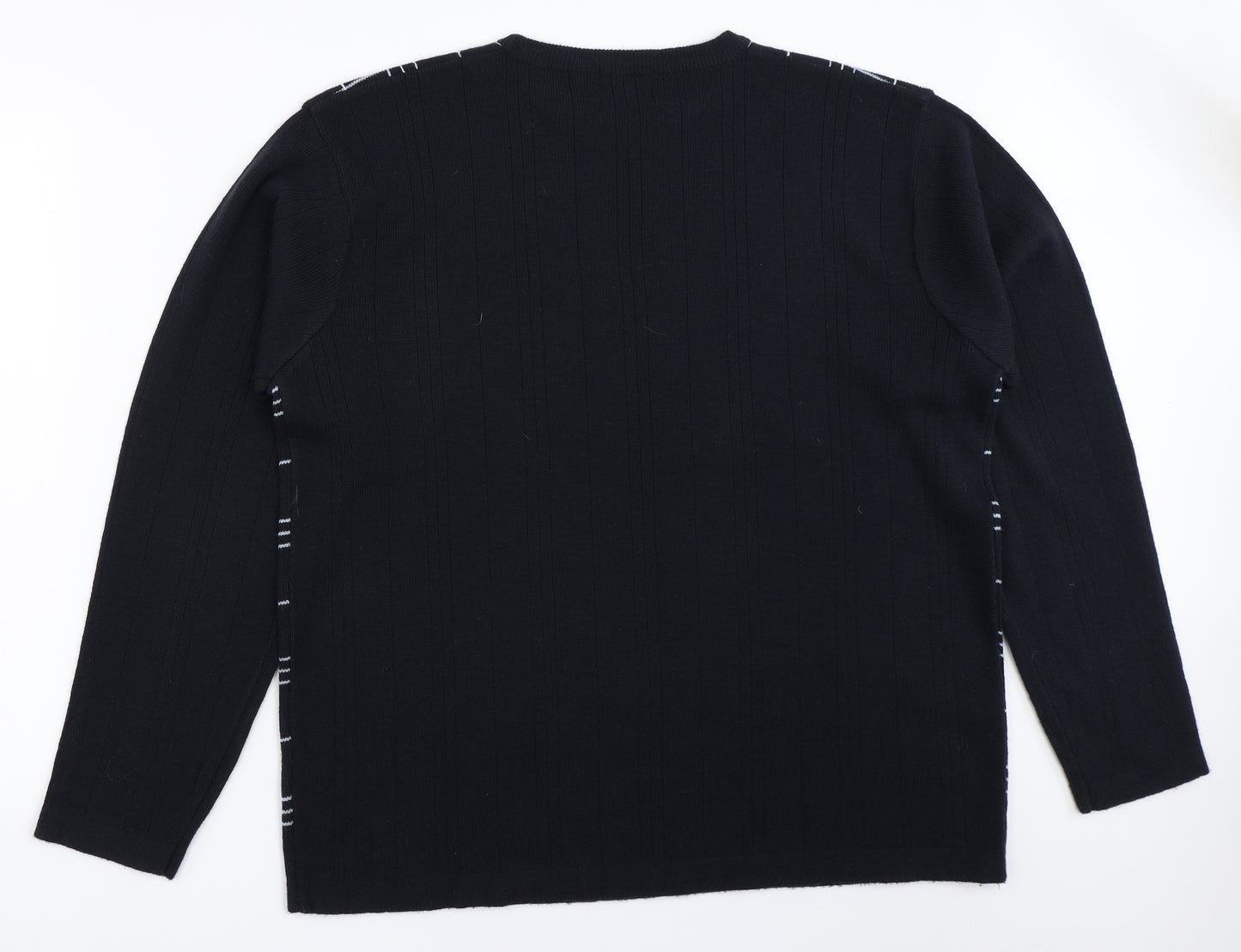 Giorgio Collections Mens Blue   Pullover Jumper Size M