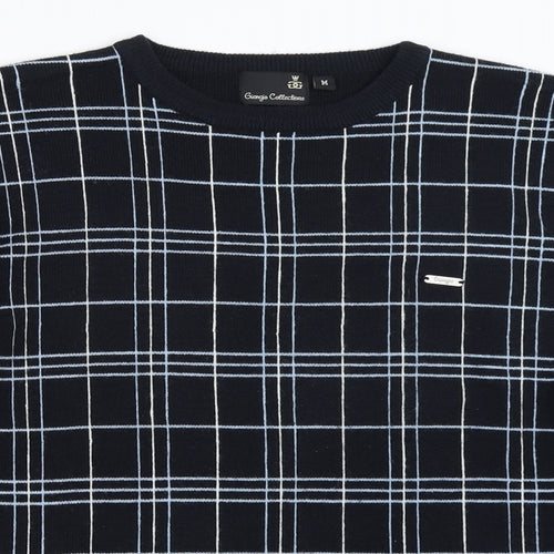 Giorgio Collections Mens Blue   Pullover Jumper Size M