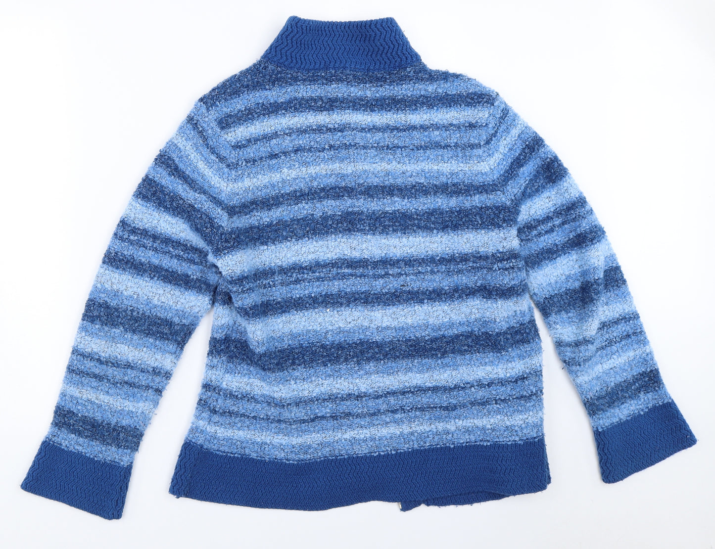 Elizabeth Scott Womens Blue   Full Zip Jumper Size M
