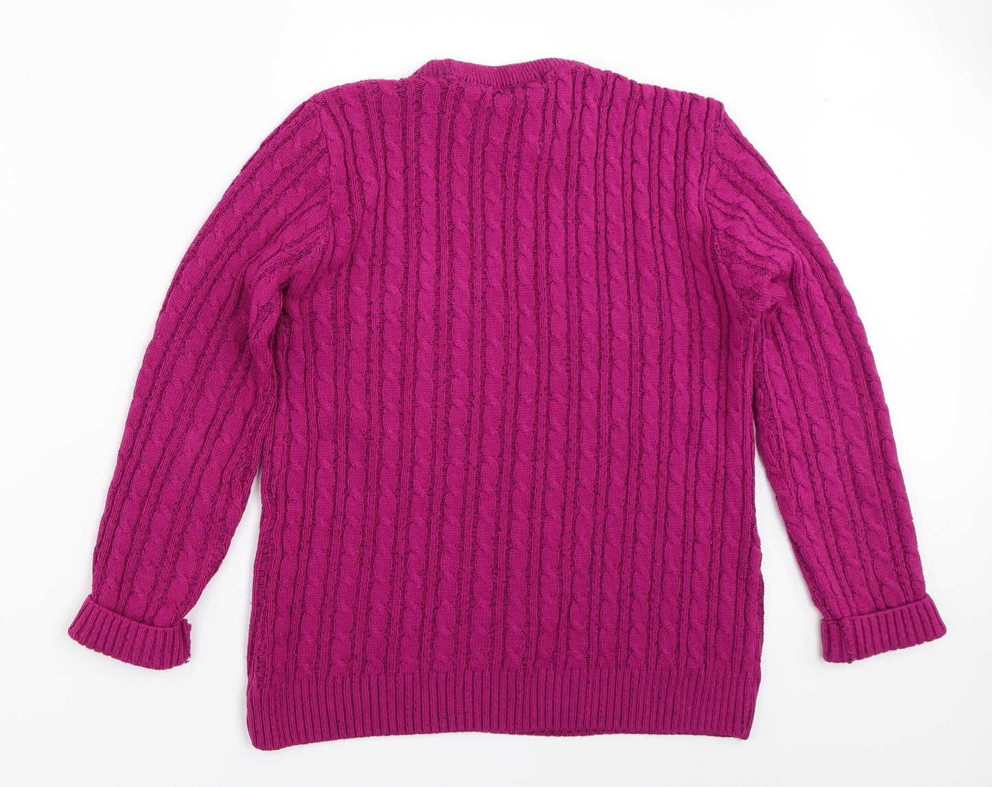 Lizzie Clark Womens Purple   Pullover Jumper Size S