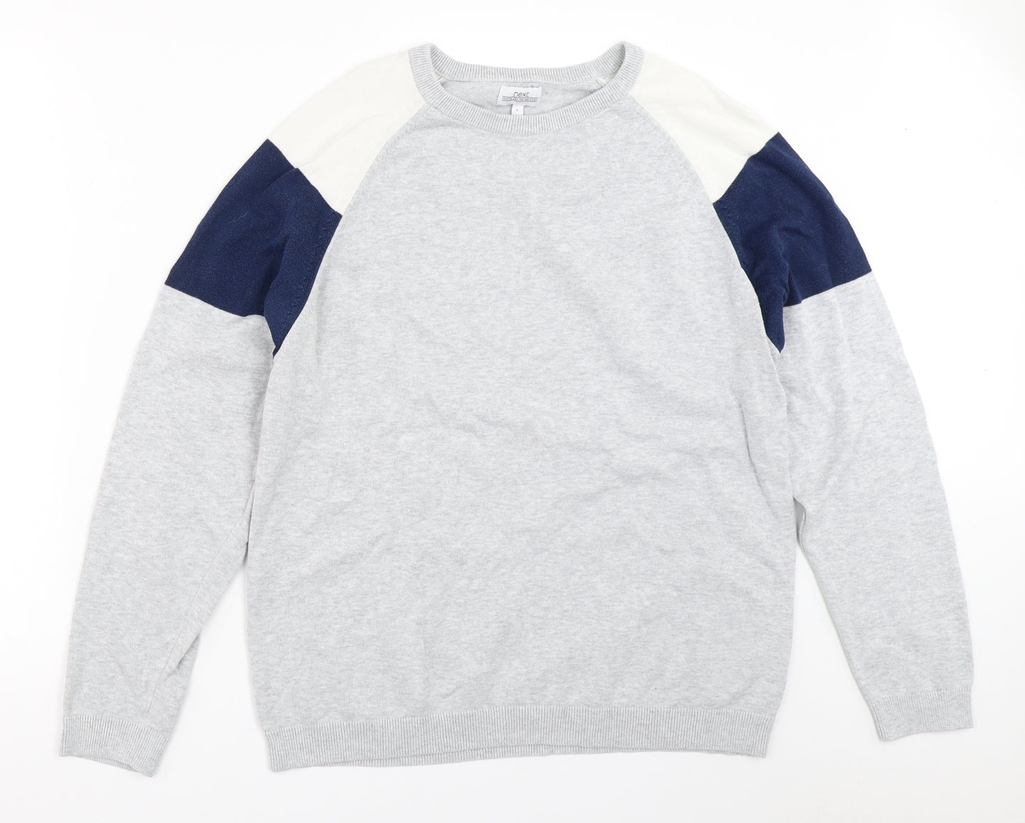 NEXT Mens Grey   Pullover Jumper Size L